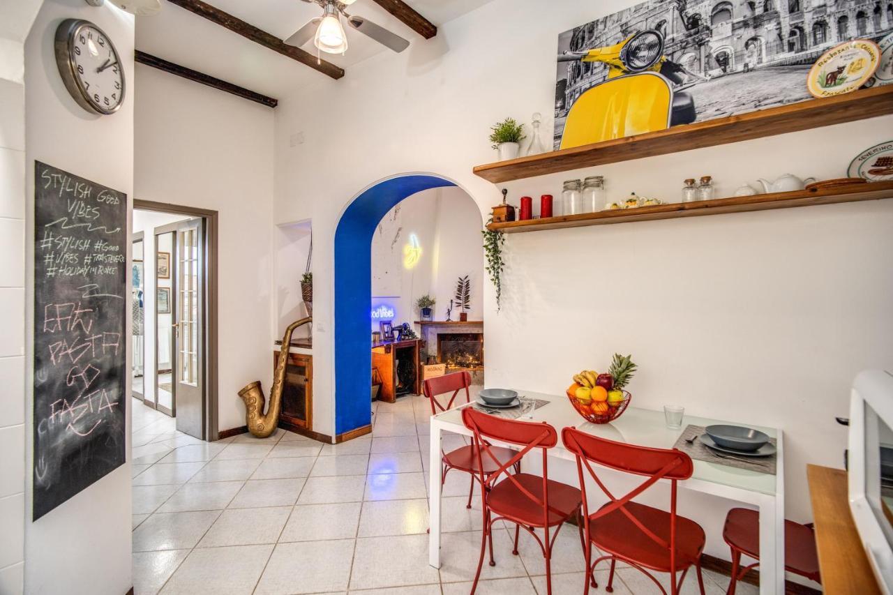 Trastevere - Stylish Good Vibes Apartment Řím Exteriér fotografie